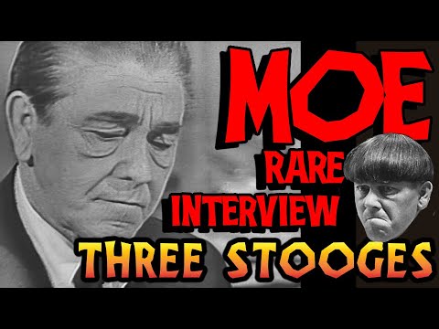 RARE! - MOE HOWARD tells jokes and interview - THE THREE STOOGES