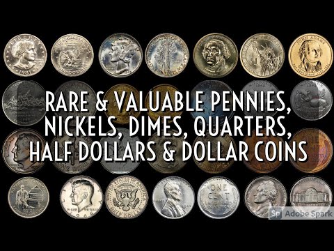 Rare & Valuable Pennies, Nickels, Dimes, Quarters, Half Dollars & Dollar Coins