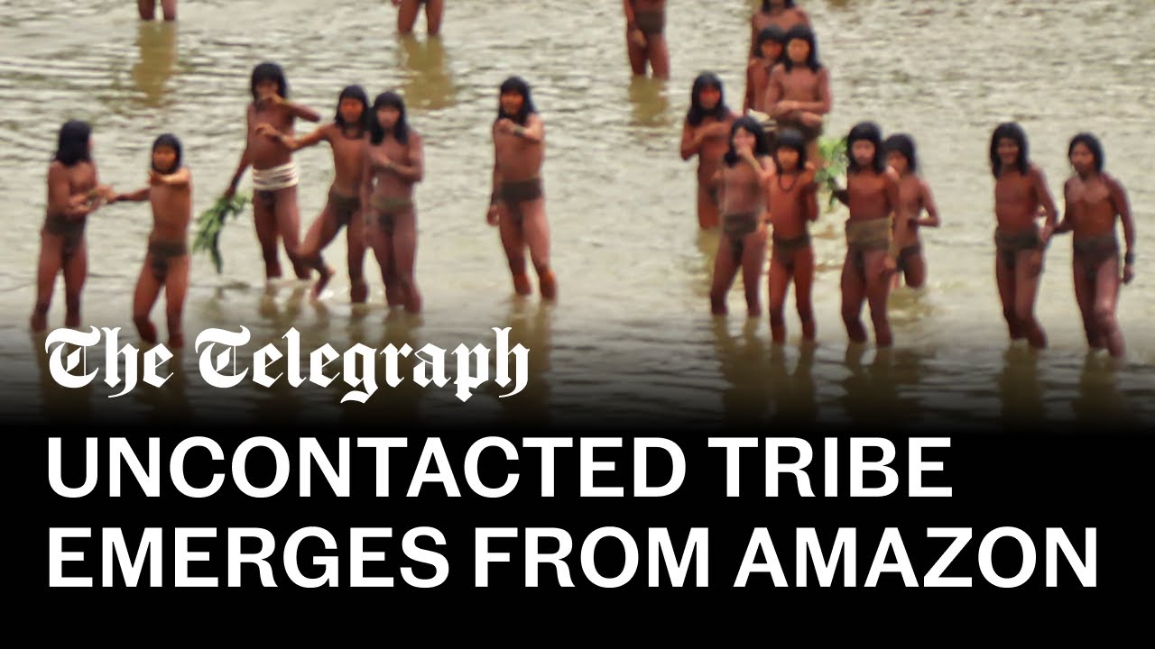 Rare footage of largest uncontacted tribe in the world shows 'disaster in the making'
