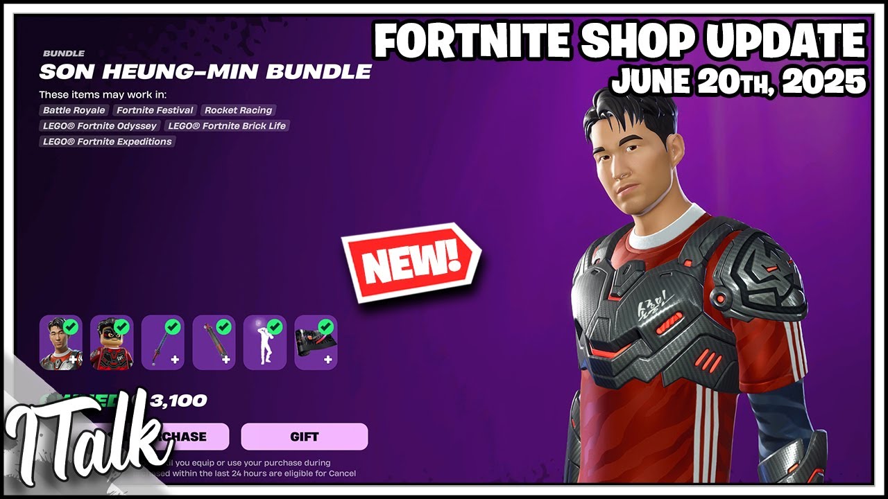 *RARE* STREET FIGHTER IS BACK & *NEW* ICON SKIN! Fortnite Item Shop [June 20th, 2025]