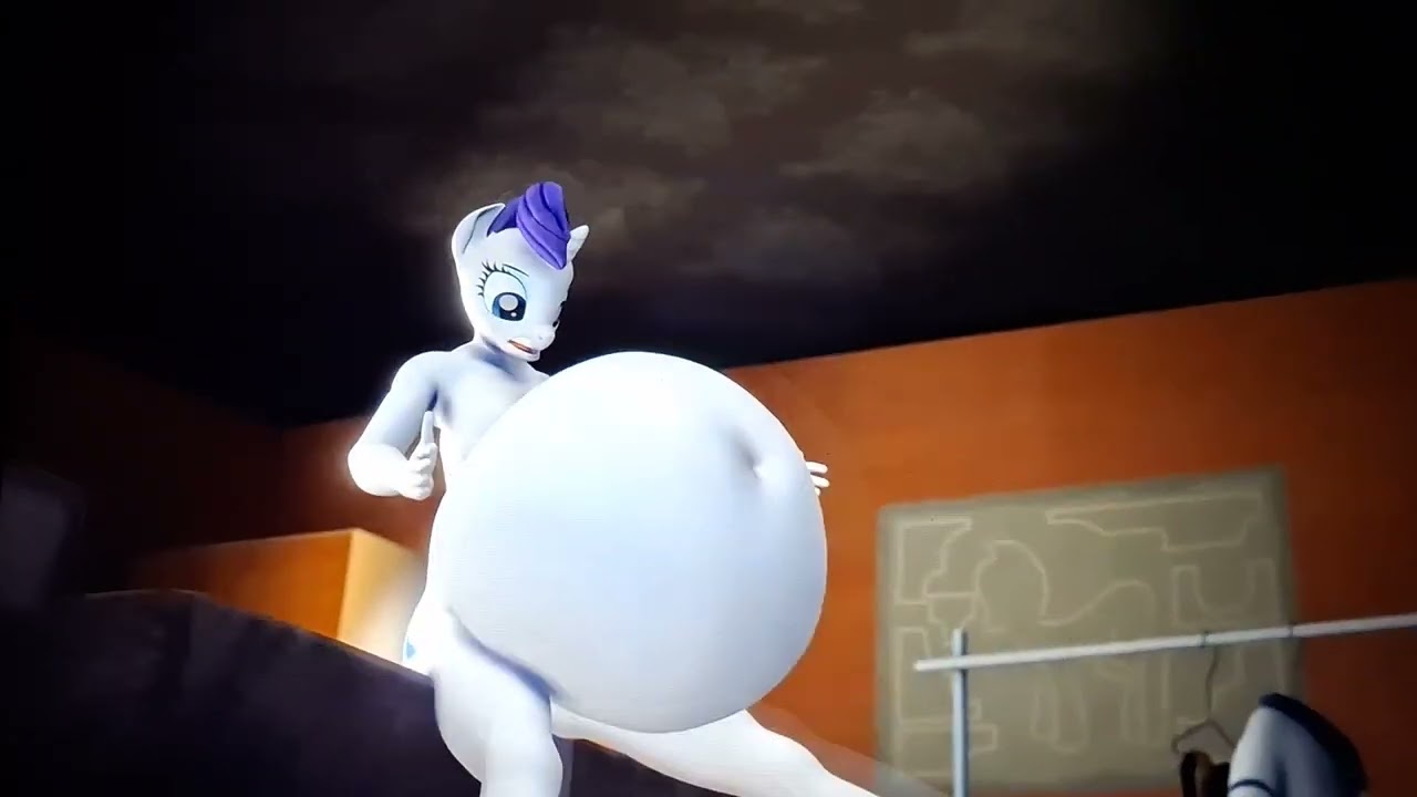 Rarity's Belly Balloon Part 2 [MLP] by BlopFry