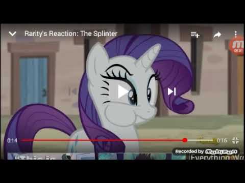 Rarity's reaction to Total DramaRama 