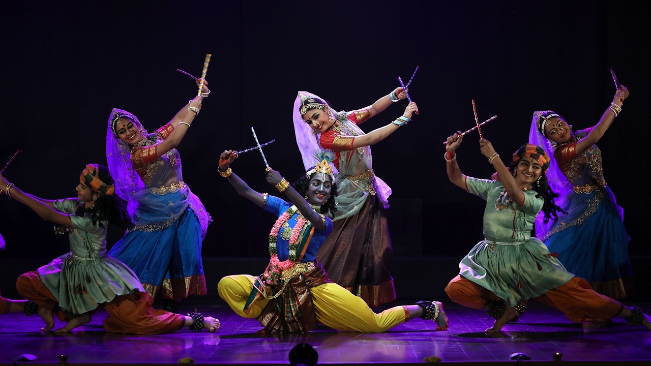 Rasa Leela in Brindavanam - Jaya Kalyanakrishnam - Sridevi Nrithyalaya - Bharathanatyam Dance
