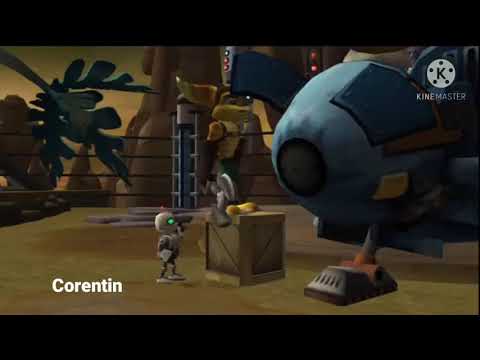 Ratchet falling off crate but it's a wii crash sound