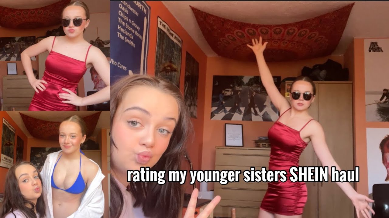 rating my younger sister's clothing haul