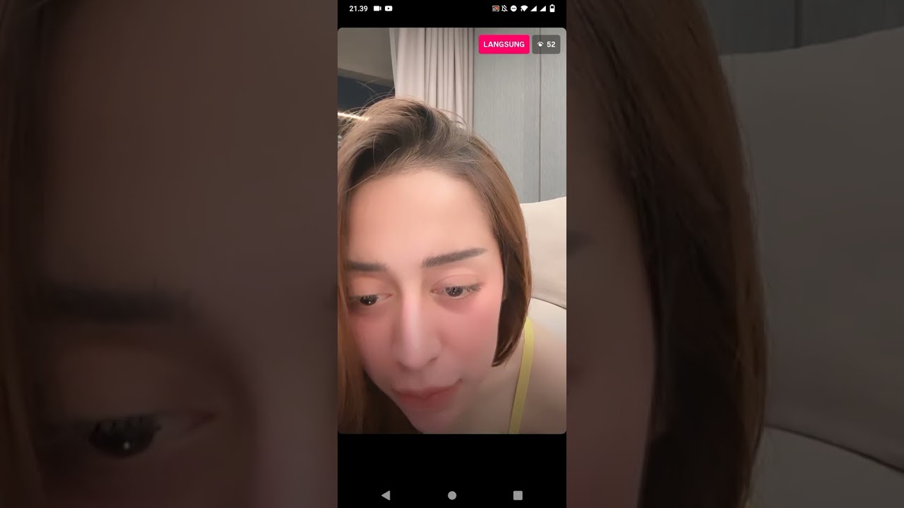 Ratu mahelda live Ig GK sadar keliatan