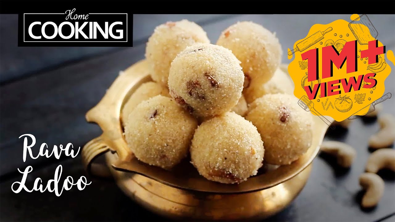 Rava Ladoo | Sooji Ladoo | Quick Indian Sweets