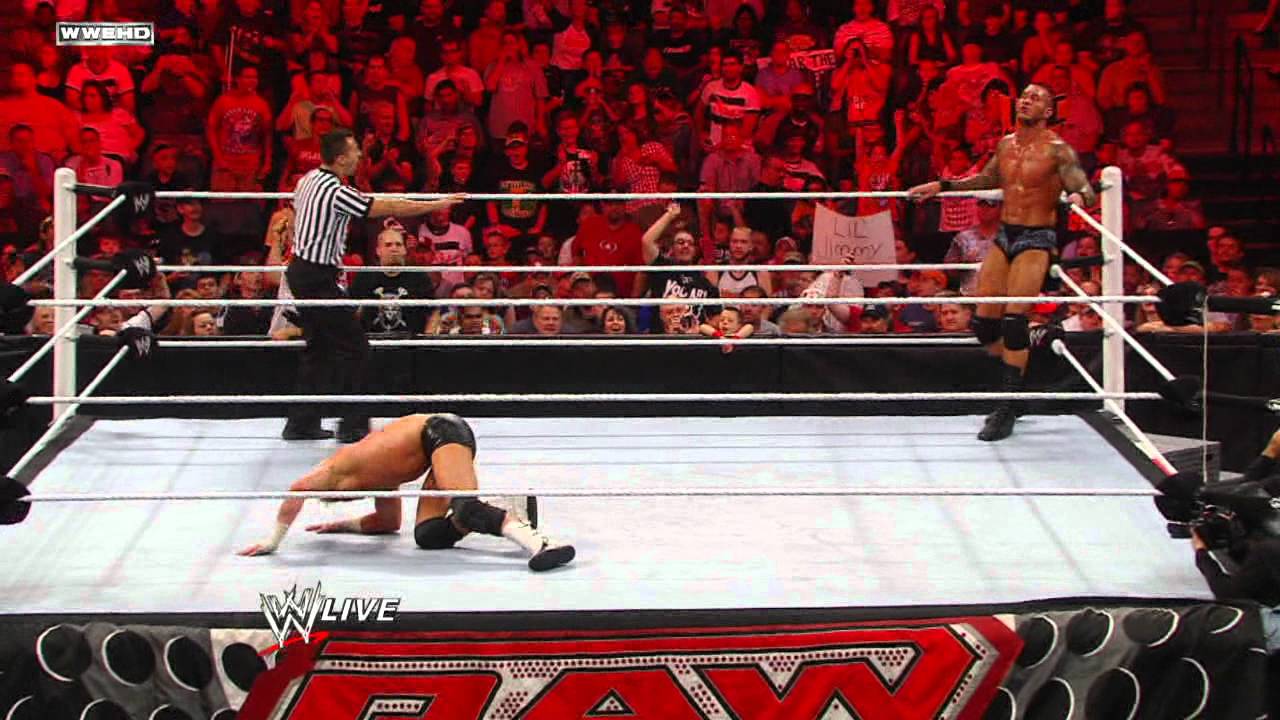 Raw - Randy Orton vs. Dolph Ziggler