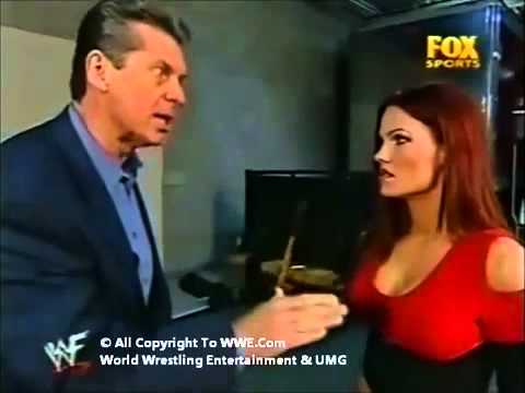 (Raw 2001 April 9) Lita Backstage with Linda, Vince Mcmahon   Hardy Boyz Part1