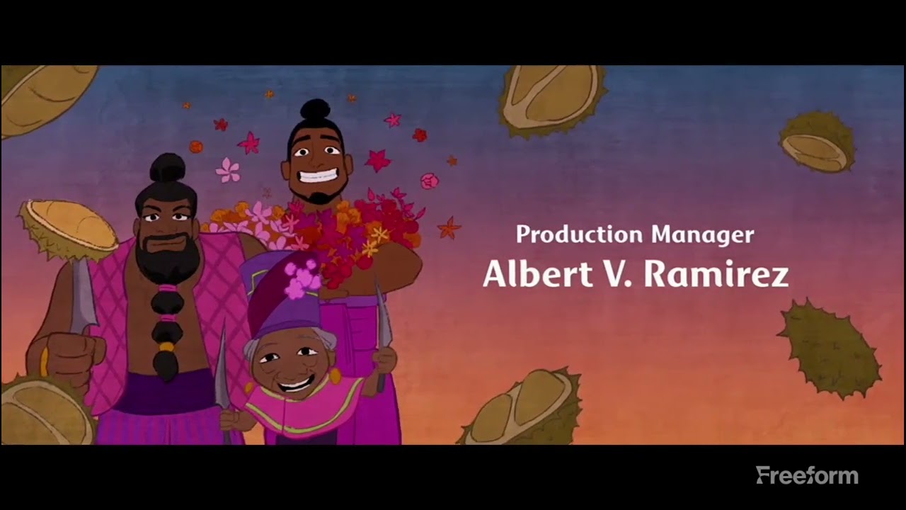 Raya and the Last Dragon (2021) end credits (Freeform live channel)