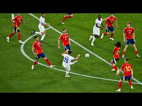 Rayan Cherki vs Spain II UEFA Nations League Semi-Finals