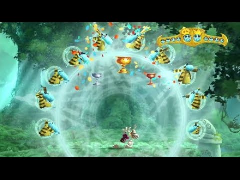 Rayman legends - Swinging caves Speedrun