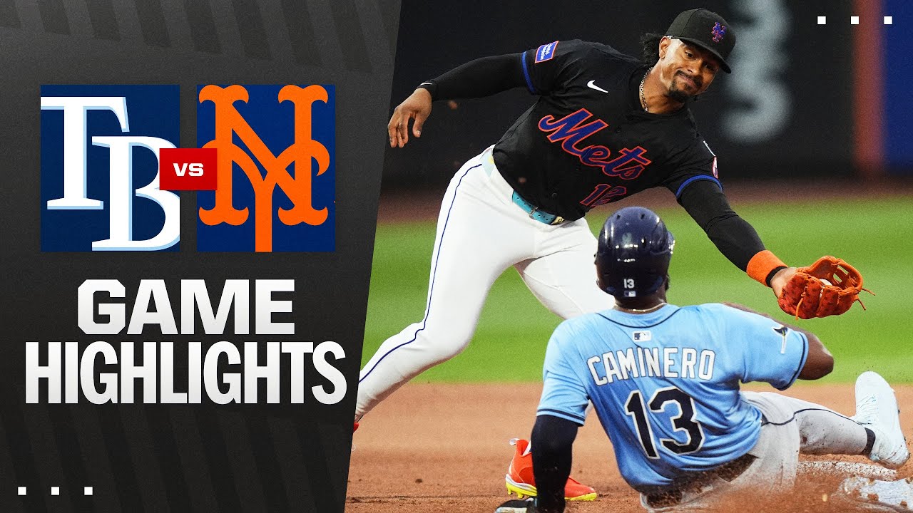 Rays vs. Mets Game Highlights (6/13/25) | MLB Highlights