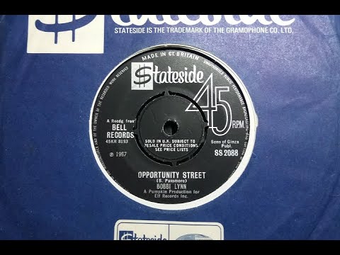R&B Rock - BOBBI LYNN - Opportunity Street - STATESIDE SS 2088 UK 1967 Dancer You Missed!