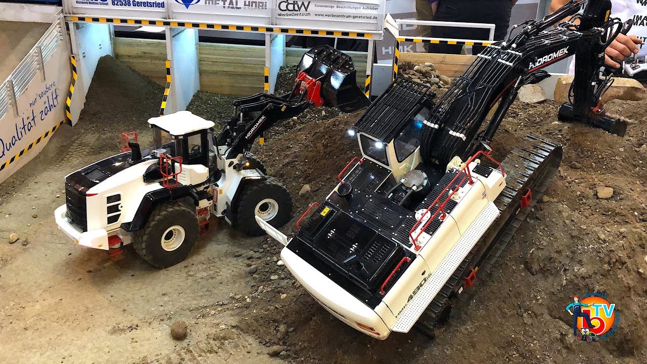 RC EXCAVATOR and RC WHEEL LOADER  Hidromek