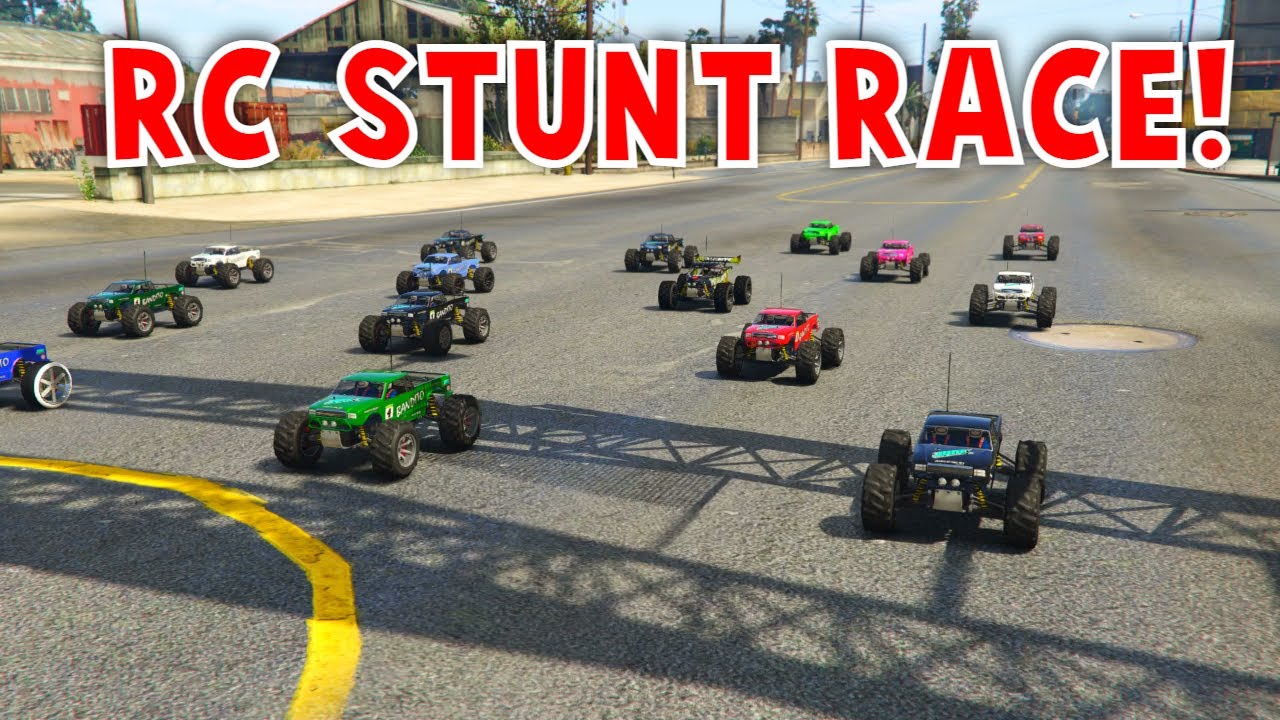 RC PALETO BAE STUNT RACE ONLINE!  FT. Aye Izzy  Grand Theft Auto 5 Multiplayer Gameplay