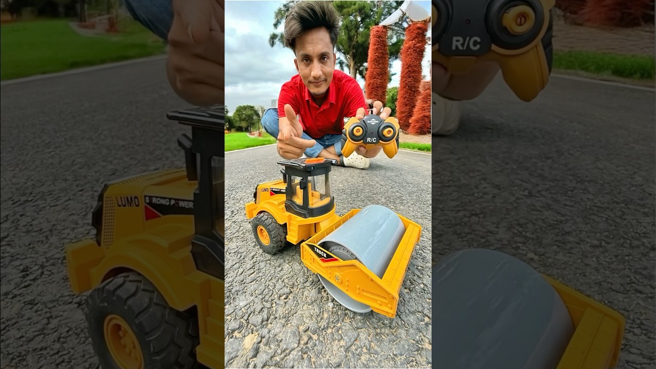 Rc Remote Control Road Roller Unboxing & testing 😀