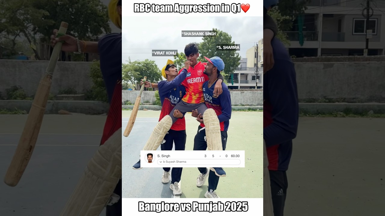 RCB team Aggression In Qualifier 1 vs Punjab kings☠️ ft. Virat Kohli #cricket #shorts