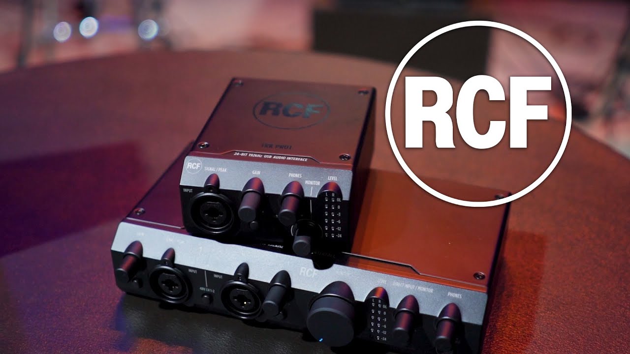 RCF TRK PRO Series – 24-Bit 192kHz USB Audio Interface