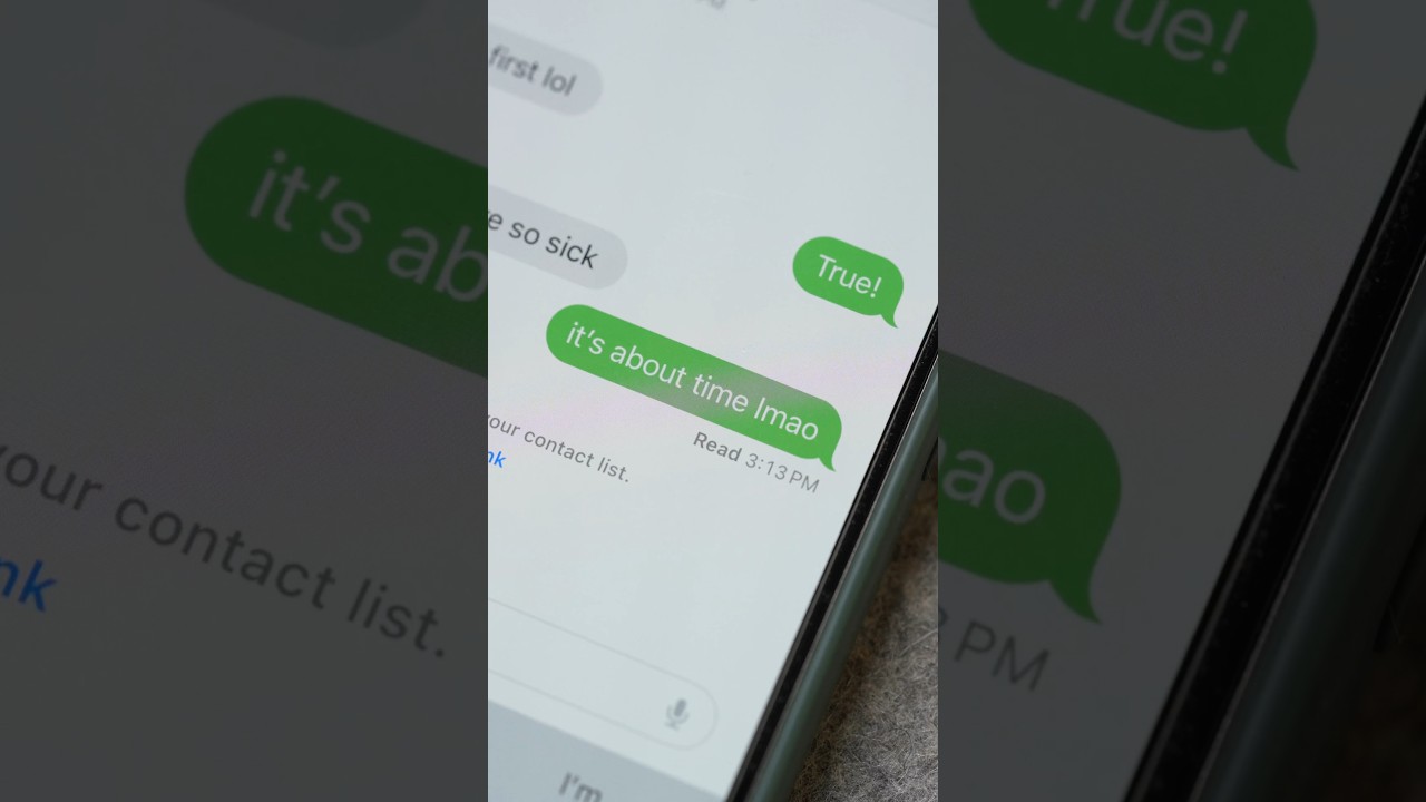 RCS MESSAGING ON THE IPHONE!