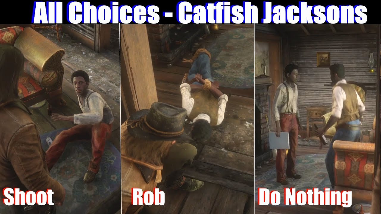 RDR2 Shoot Son vs Spare Family All Choices - Red Dead Redemption 2 PS4 Pro