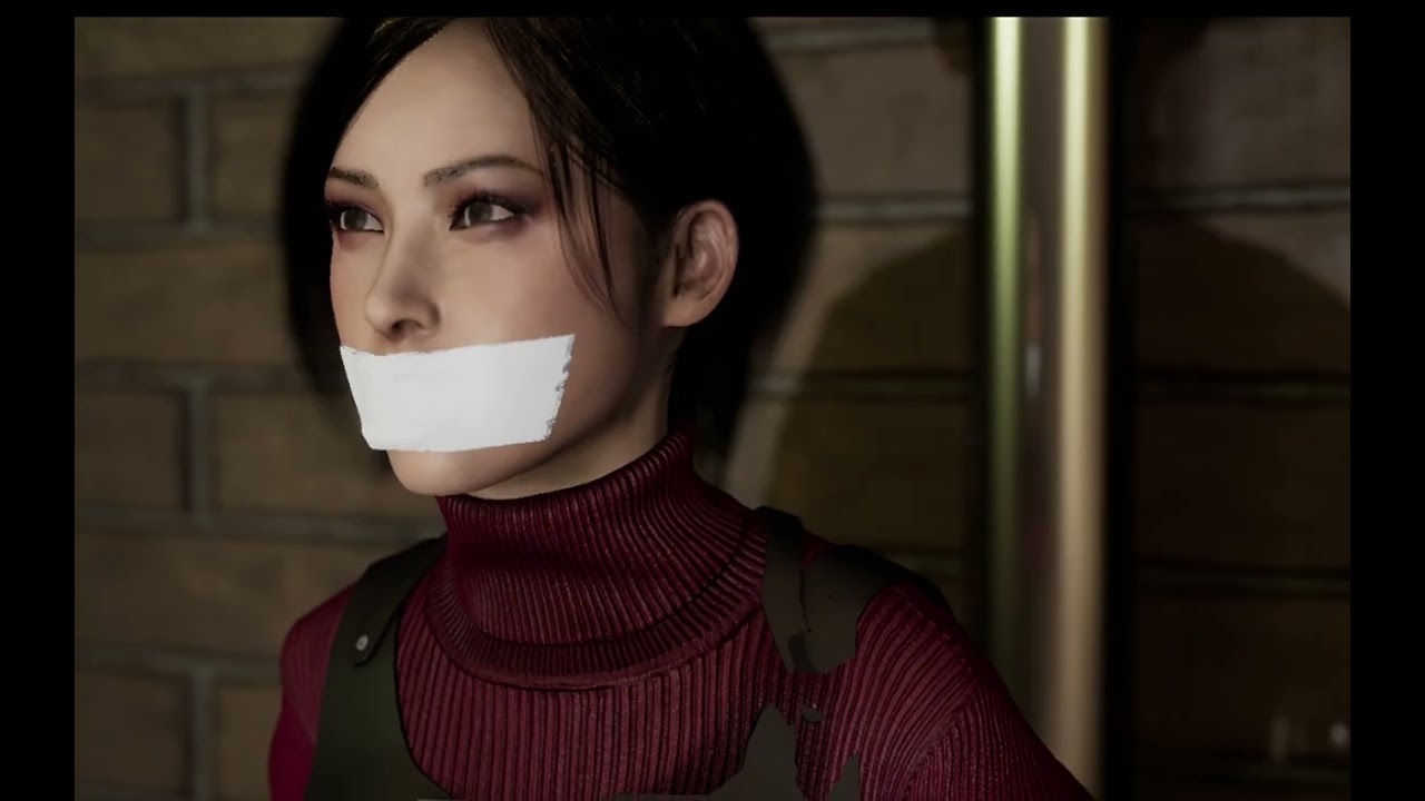 RE4 Remake - Ada Captured and Gagged - Ryona Animation