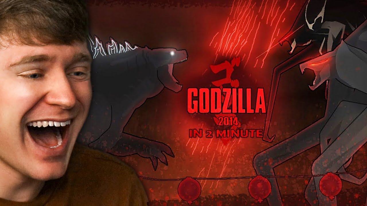 Reacting to GODZILLA 2014 in 2 MINUTES!