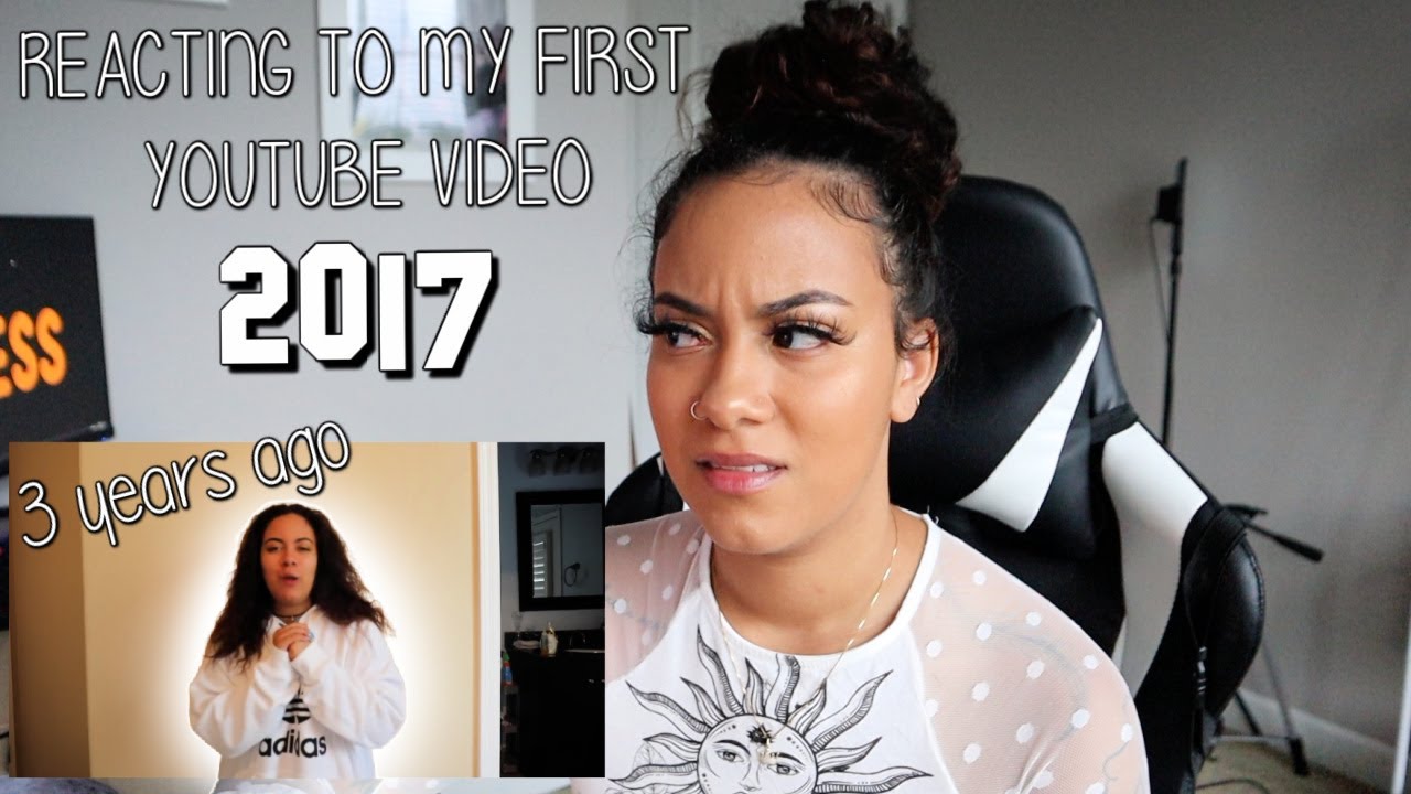 Reacting To My FIRST Youtube Video (3 YEARS AGO) | Crissy Danielle