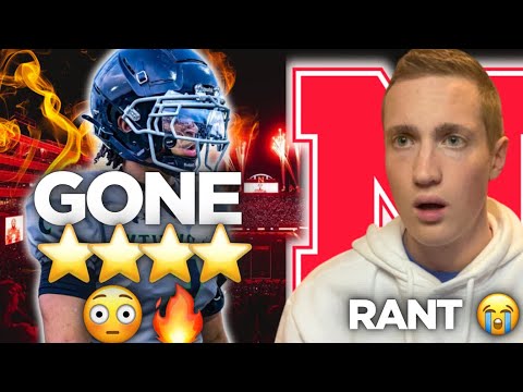 REACTION: ELITE 4⭐️ CJ Bronaugh DECOMMITS FROM NEBRASKA🤦‍♂️| AWFUL | Husker Football Recruiting