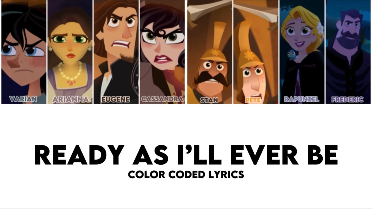 Ready As I’ll Ever Be // color coded lyrics