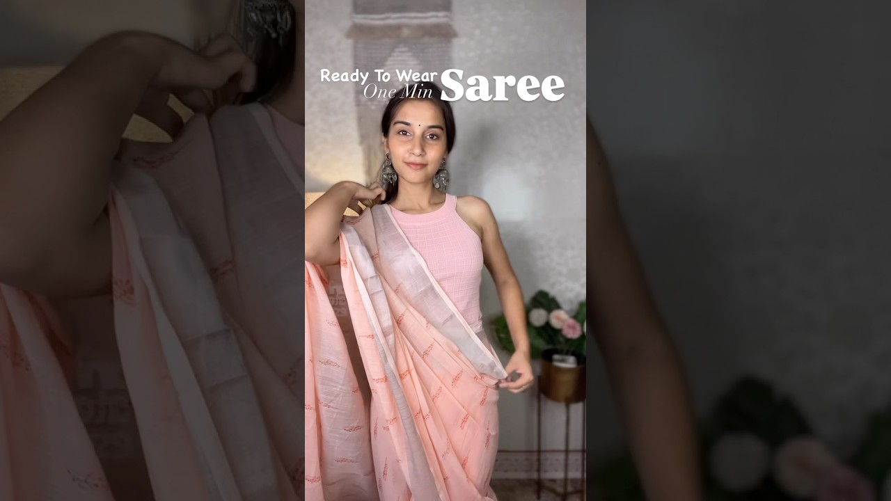 Ready to wear saree under 750rs💗 #ashortaday #viral #fashion #saree #sareehaul #trendingshorts