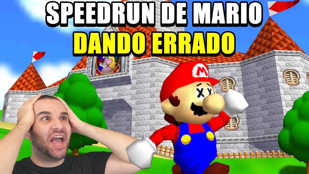 Reagindo a SPEEDRUNS De MARIO 64 Que Deram ERRADO