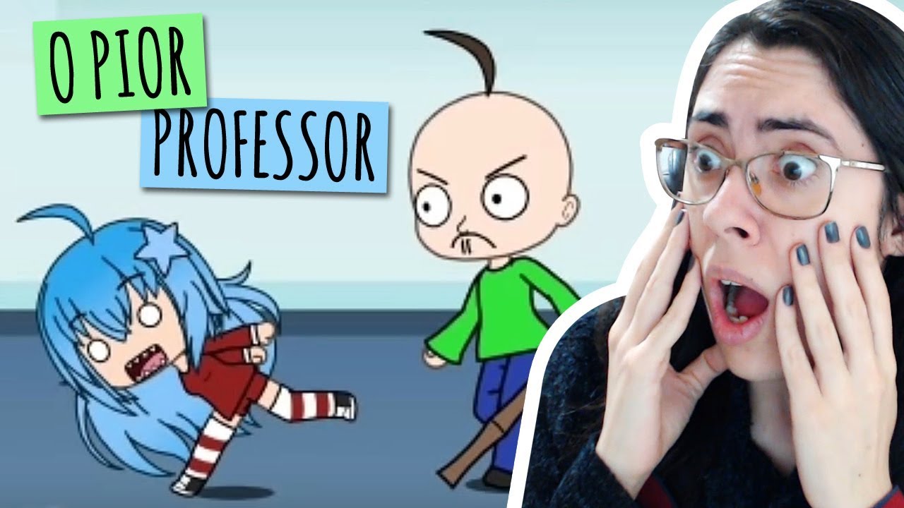 REAGINDO AOS VÍDEOS DE GACHA DO BALDI - JR E MI