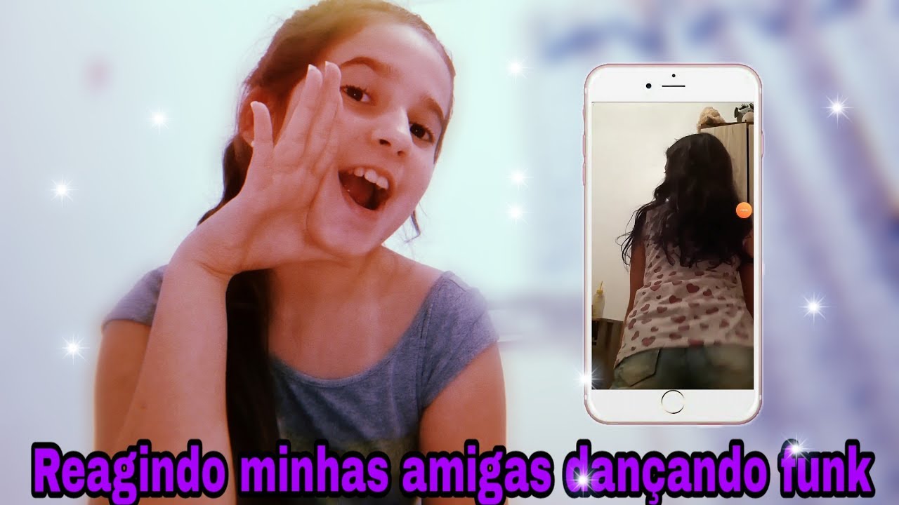 Reagindo Minhas Amigas Dançando Funk