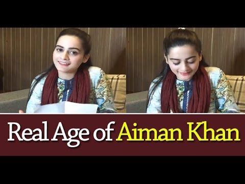 Real Age of Actress Aiman Khan
