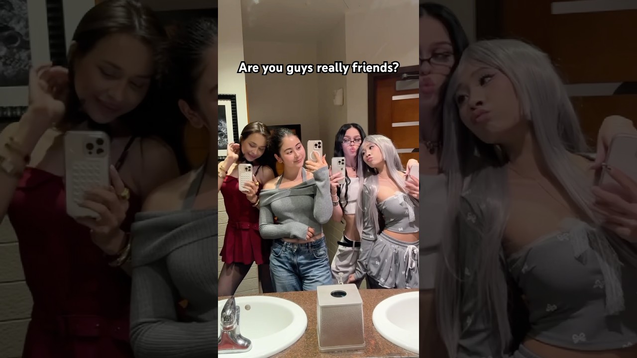 Real besties 😭❤️ @elsarca @nevaaada @princessameliawu #sofimanassyan #relatable #friends