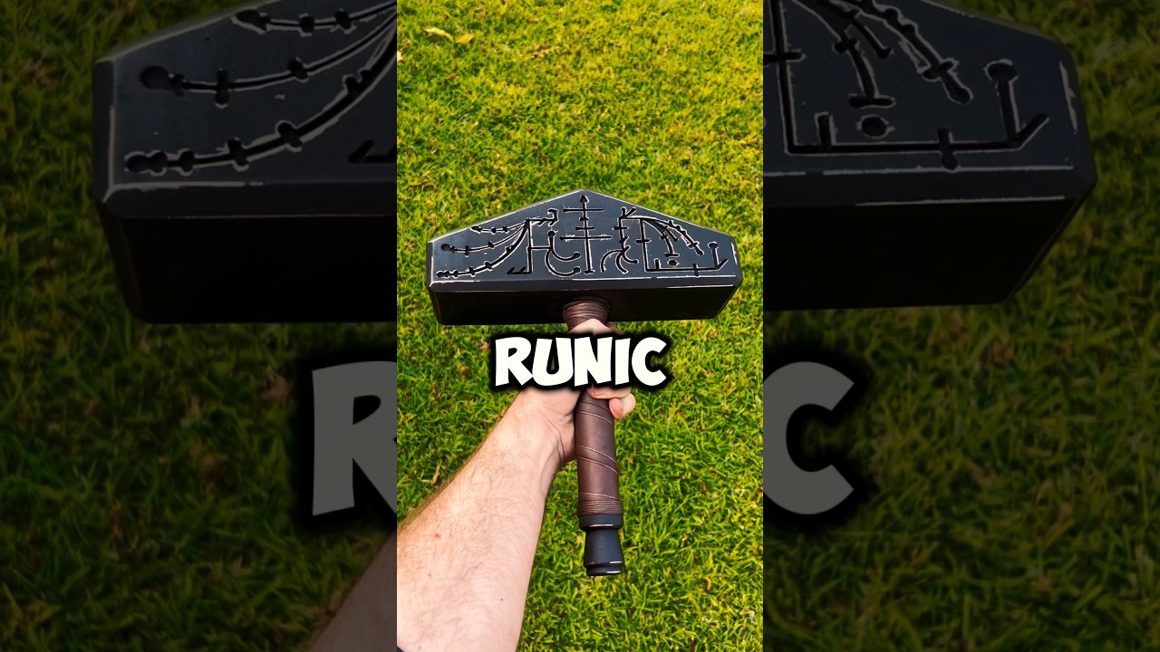 REAL LIFE THOR HAMMER! #cosplay #thor #mjolnir #viking #hammer