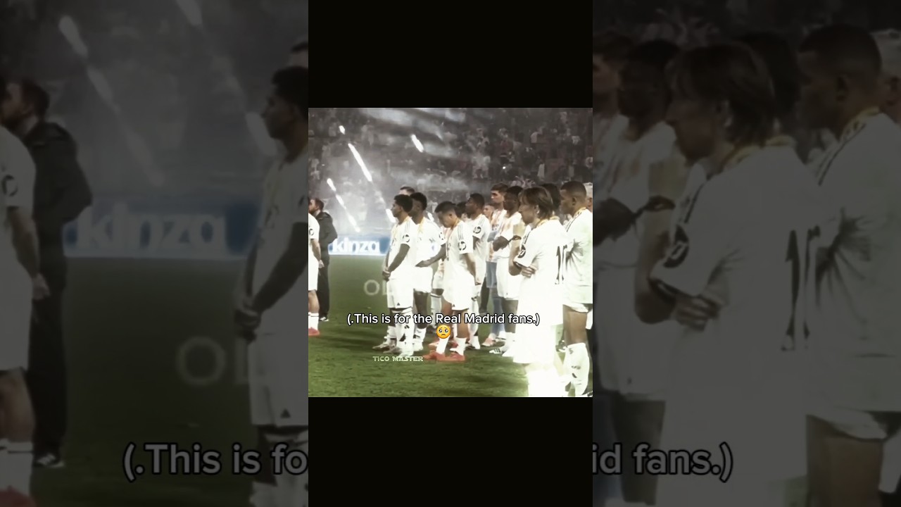 Real Madrid is very upset 😔🤍 #football #viralshort #edit #realmadrid #sad