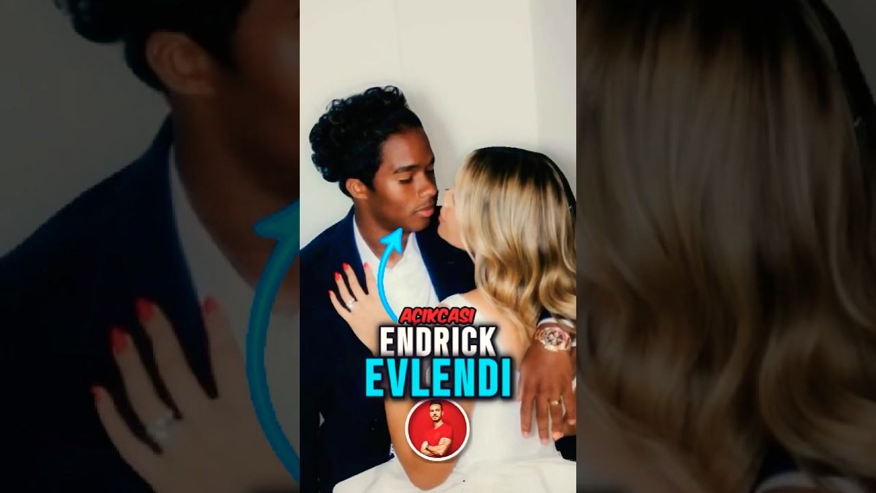 REAL MADRID’Lİ ENDRİCK EVLENDİ 💍 #endrick #realmadrid #futbol