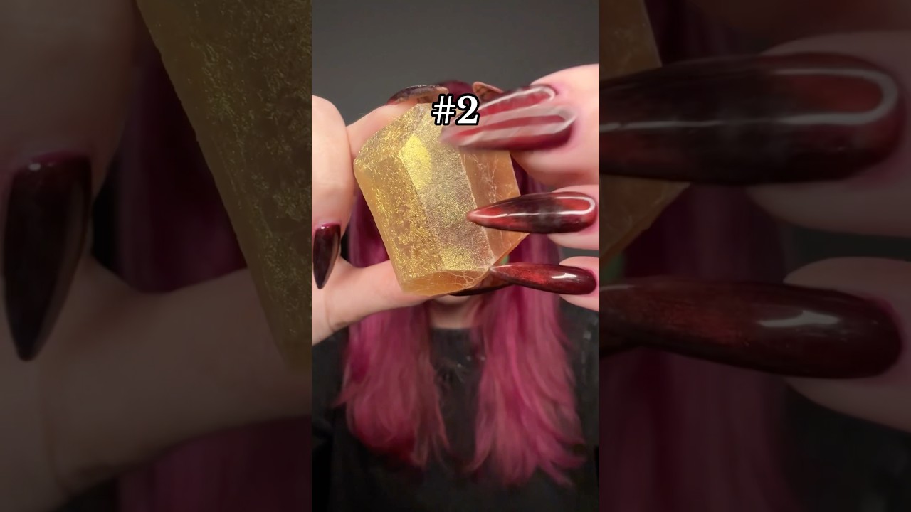 Real or fake? 😋🪨💎 (bite sounds ‼️) #asmr #satisfying