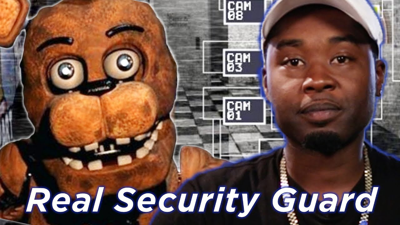 Real Security Guard Tries Surviving Five Nights At Freddy's • Professionals Play