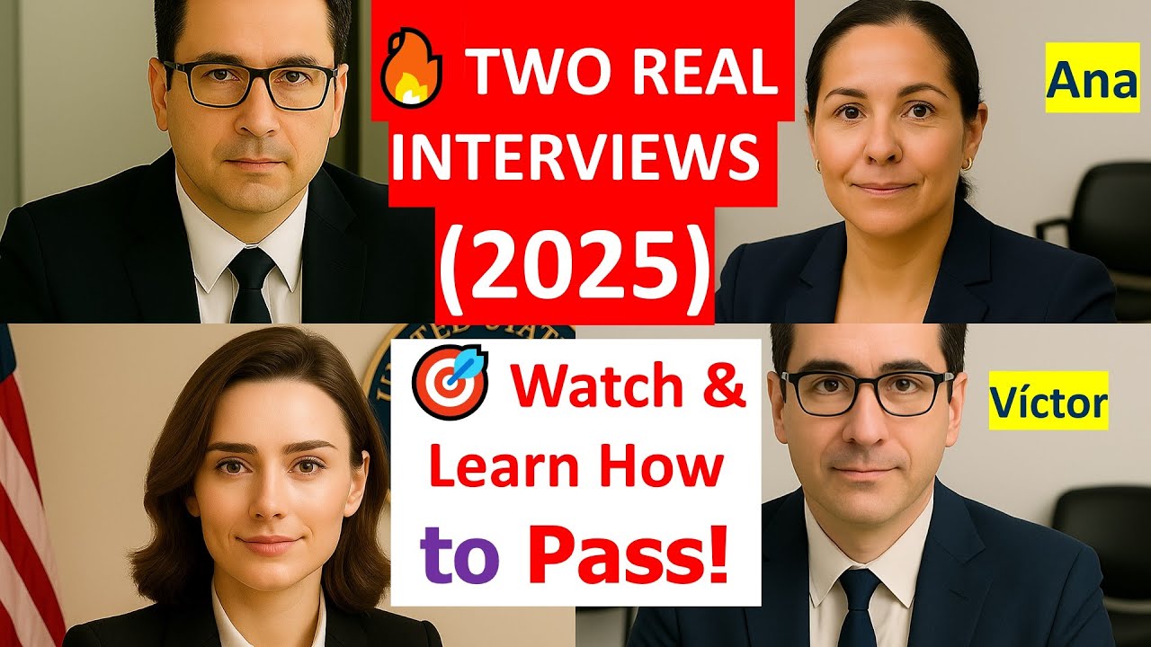 Real U.S. Citizenship Interview 2025 – Two Stories from Real Applicants That Will Help You Pass