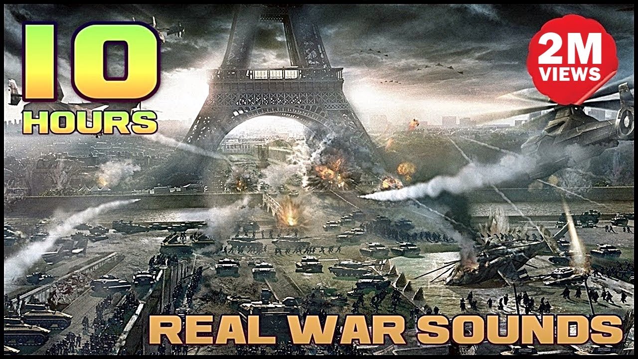 Real War Sounds - 10 Hours - HD 1080p Video @goalhoven