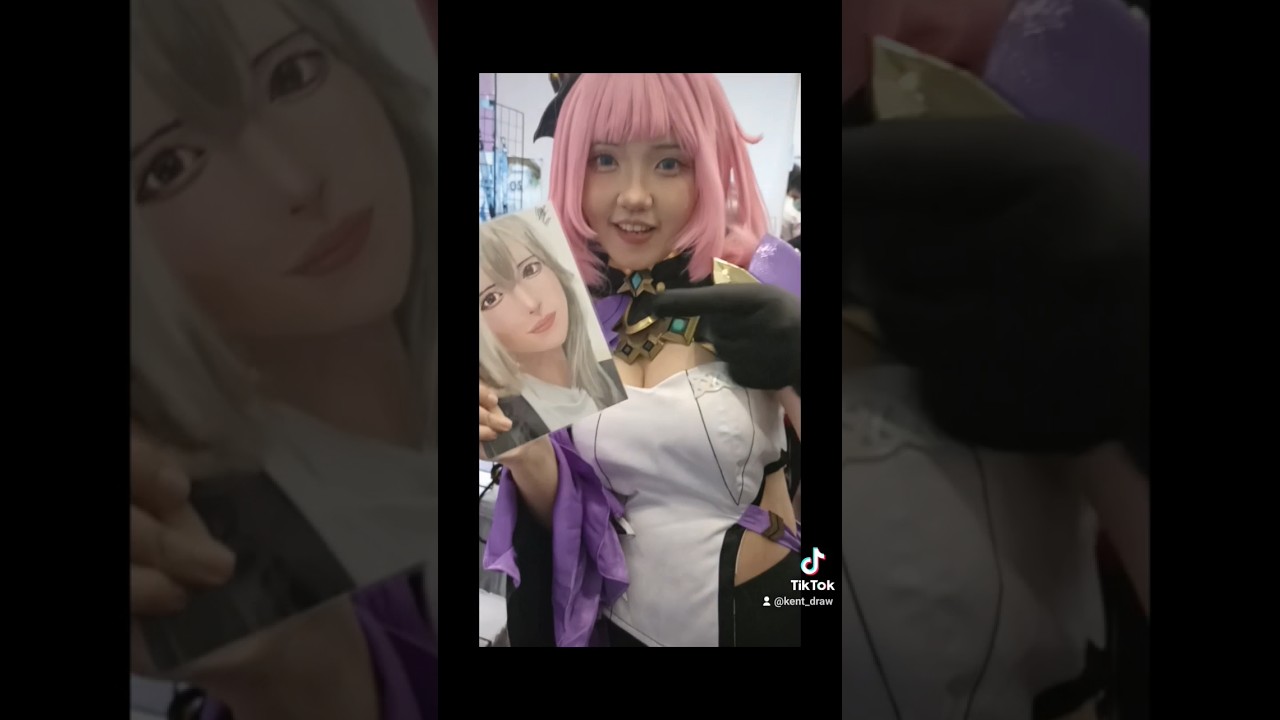Realistic Art Digital Bwt kak Azulacan #cosplay #pameran #art #comifuro #clipstudiopaint #digitalart