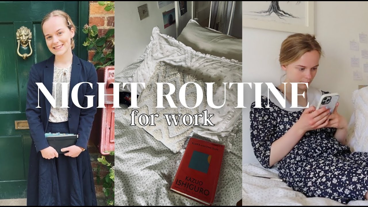 Realistic Night Routine for Work