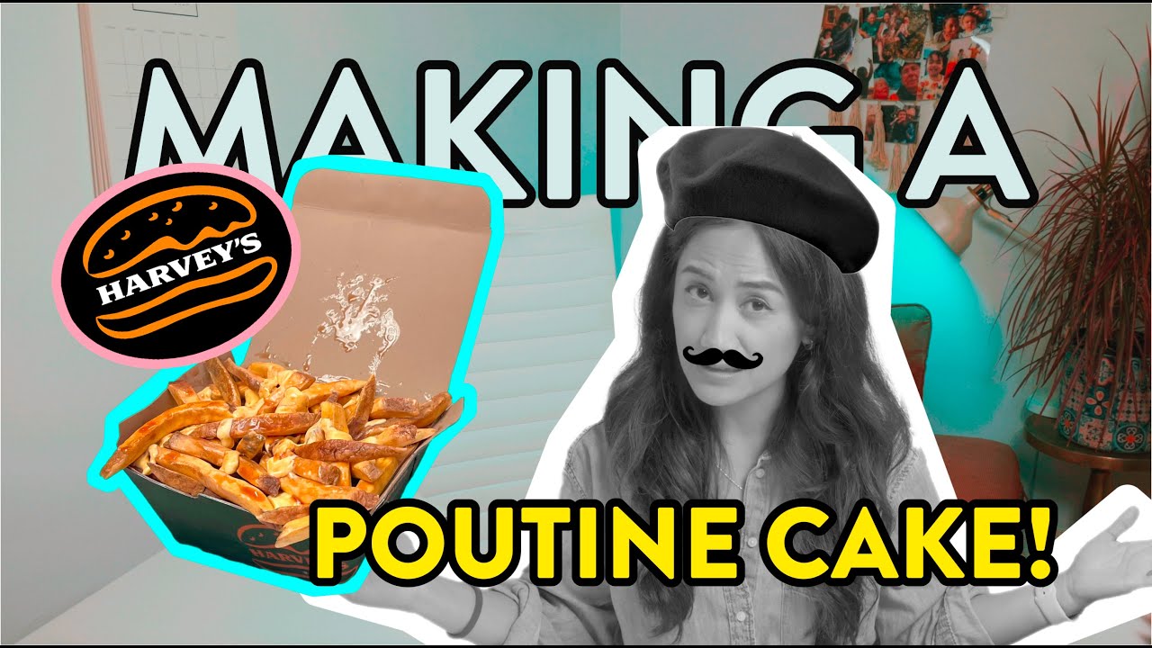 Realistic POUTINE CAKE tutorial!