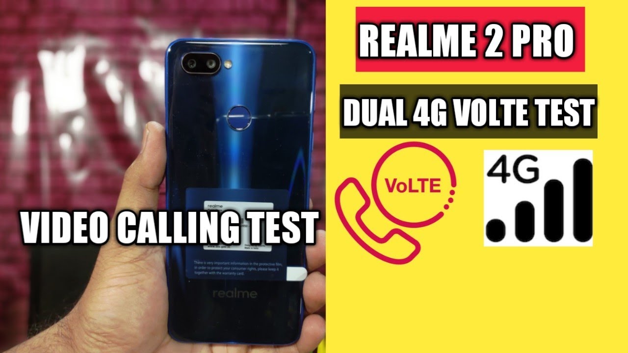Realme 2 Pro Dual 4G Volte & Native Video Calling Test | Realme 2 Pro Jio Test