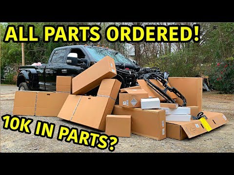Rebuilding A Wrecked 2019 Ford F-450 Platinum Part 4