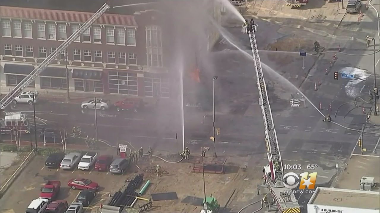 Recap: Gas Line Struck, Explosion, Fire In Downtown Dallas