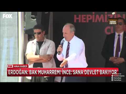 Recep Tayyip Erdoğan: Bana Bak Muharrem. Muharrem ince:Sana Belediye Baksın Erdoğan :)
